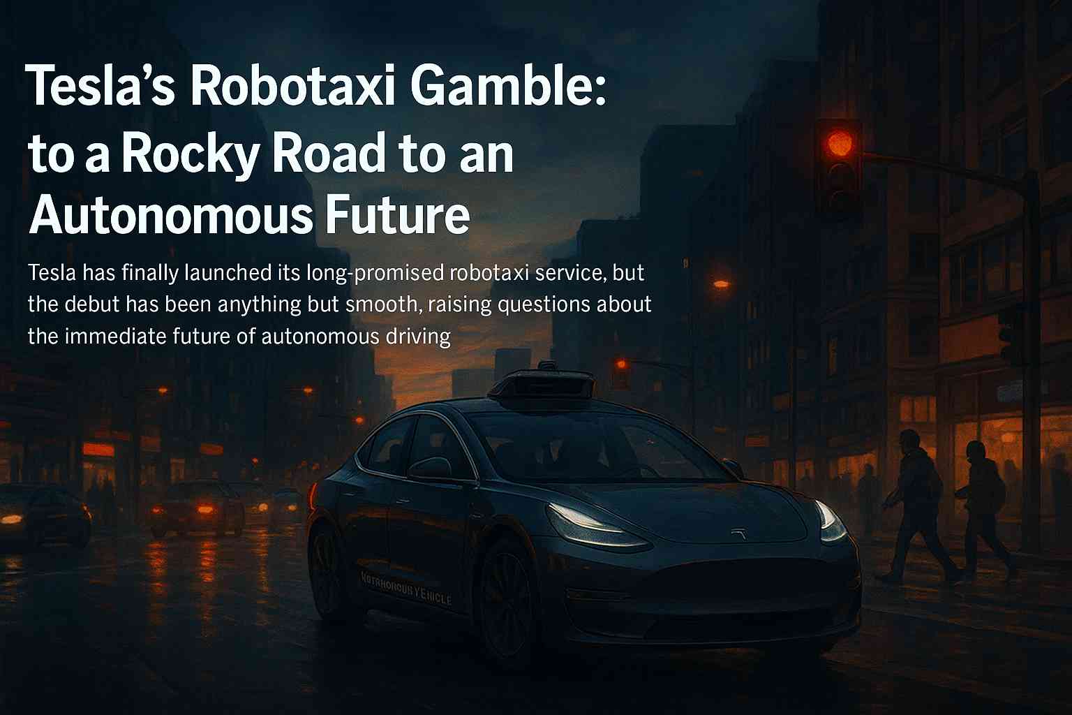 Tesla's Robotaxi Gamble: The Rocky Road to an Autonomous Future